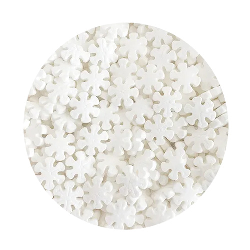 Sprink'd Snowflakes White 12mm - 20 Grams