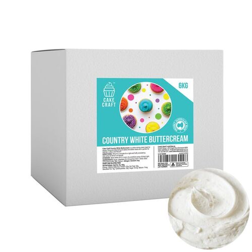 Cake Craft Buttercream Country White 6kg