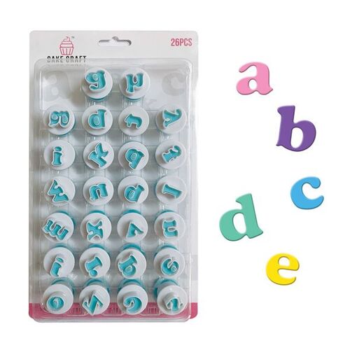 Plunger Cutter Lower Case Alphabet Set