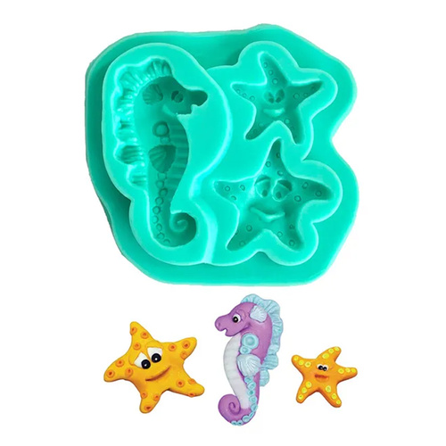 Sea Horse & Starfish | Silicone Mould