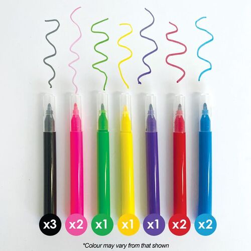 Cake Craft Mini Markers Set 12 Pack