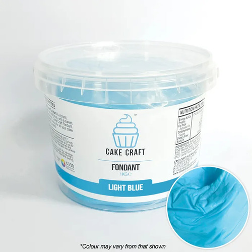 Cake Craft Fondant Light Blue - 1kg