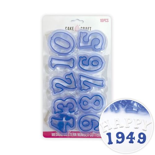 Number Cutters Western Font Medium