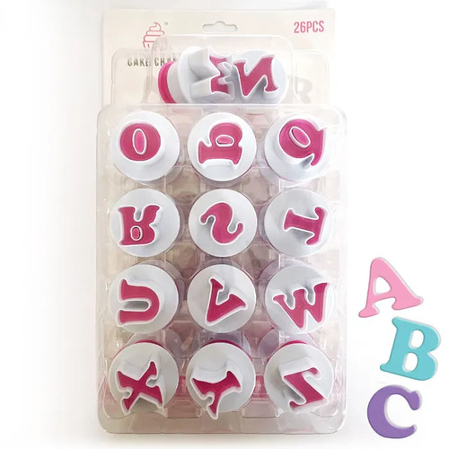 Large Plunger Cutter Uppercase Alphabet Set