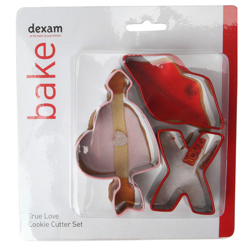 DEXAM TRUE LOVE COOKIE CUTTER SET