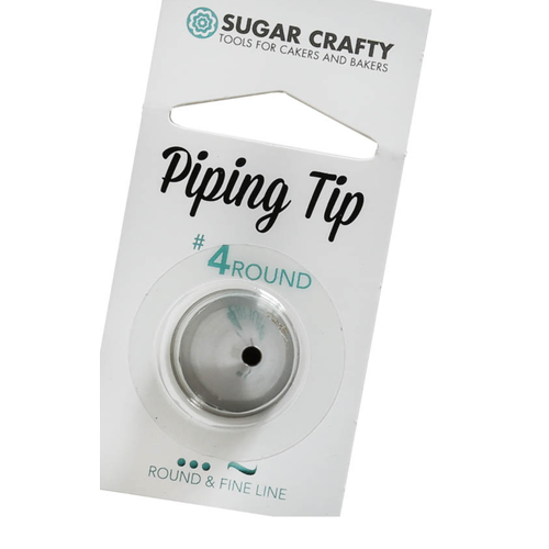 Sugar Craft Round Icing Tip #4