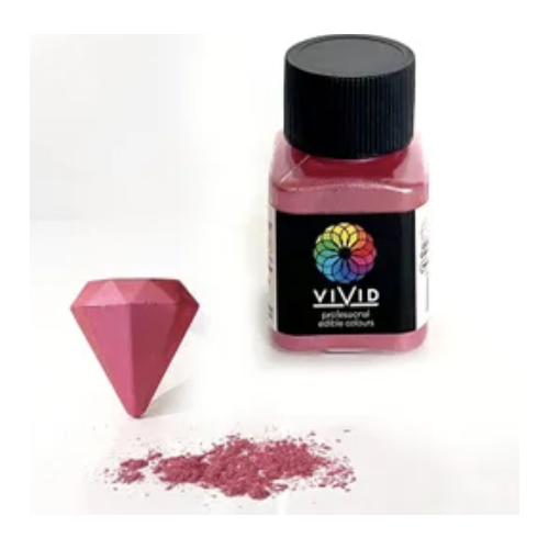 Vivid Super Pink Edible Metallic Dust 10g