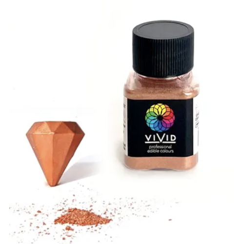 Vivid Copper Edible Metallic Dust 10g