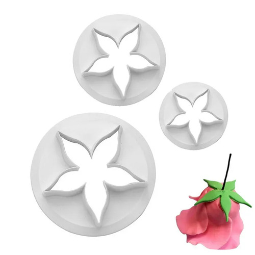 Rose Calyx Fondant Cutter Set