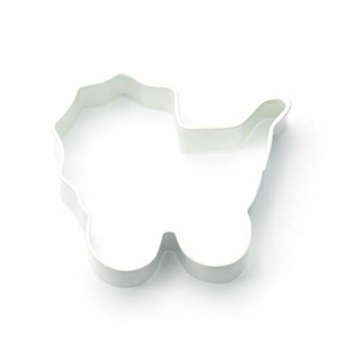 BABY PRAM COOKIE CUTTER - WHITE