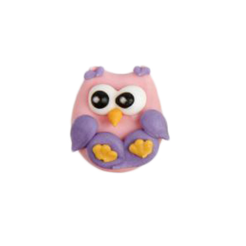 Edible Dec On Pink Owl