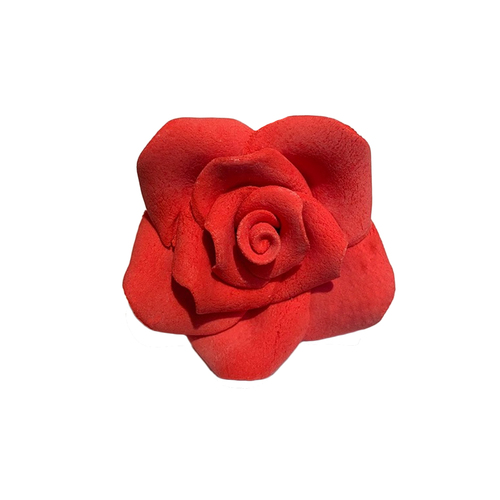 40mm Red Gumpaste Rose