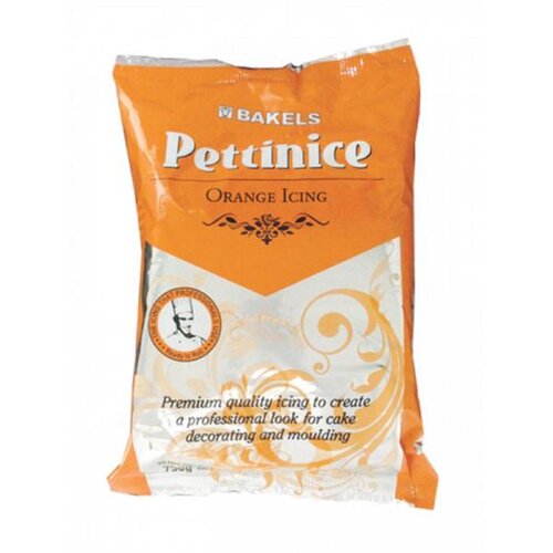 Bakels Pettinice Orange Icing Fondant - 750g