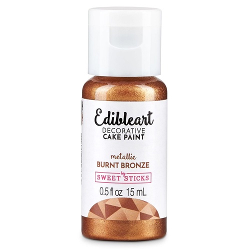 Sweet Sticks Edible Paint Metallic Burnt Bronze: 15ml