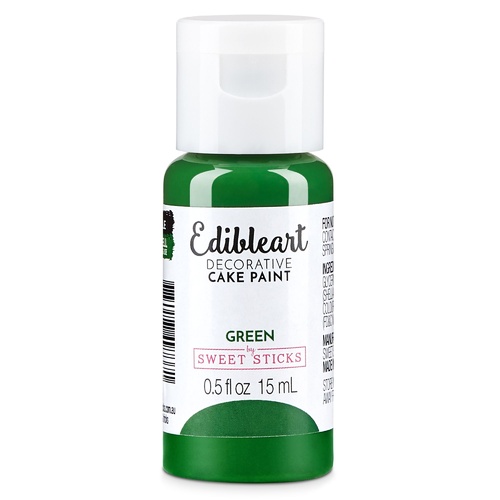 Sweet Sticks Edible Paint Green: 15ml