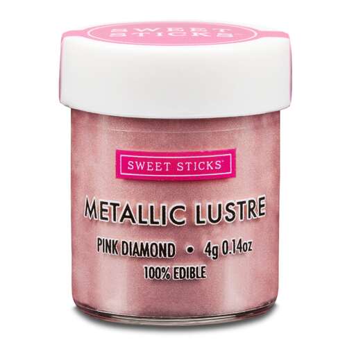 Sweet Sticks Edible Lustre Pink-Diamond