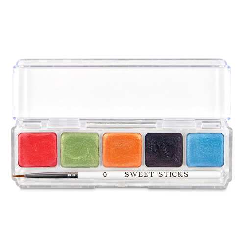 Sweet Sticks Edible Paint Water Activated Metallic Mini Palette Monster