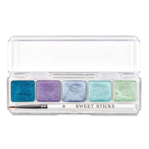 Sweet Sticks Edible Paint Water Activated Metallic Mini Palette Under the Sea