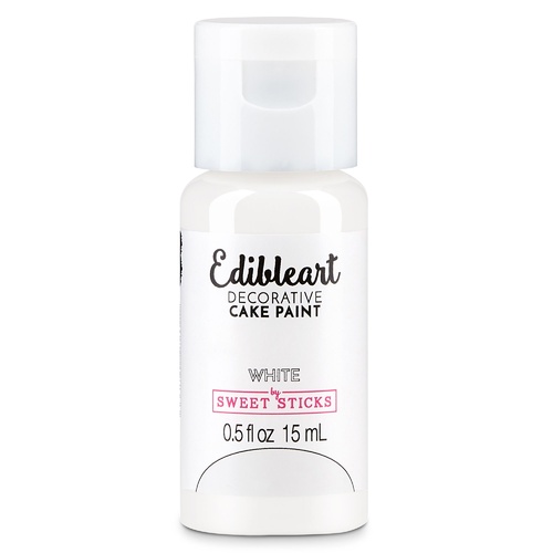Sweet Sticks Edible Paint White: 15ml
