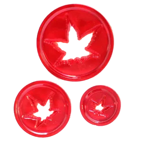 Maple Leaf Cutter Set 3pc