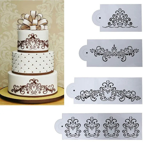 Royal Scroll Stencil Set