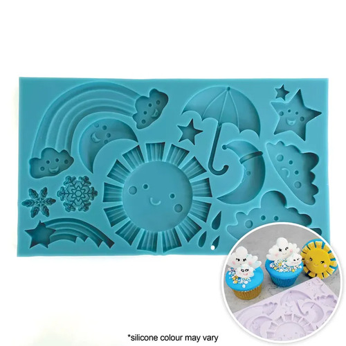 Cartoon Rainbow Sky Fondant Mould