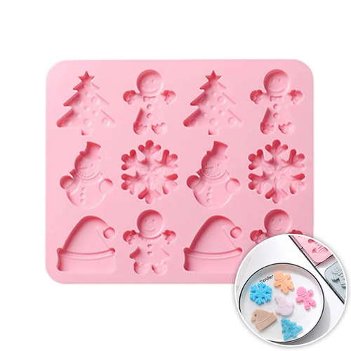 Christmas 12 Cavity Silicone Mould