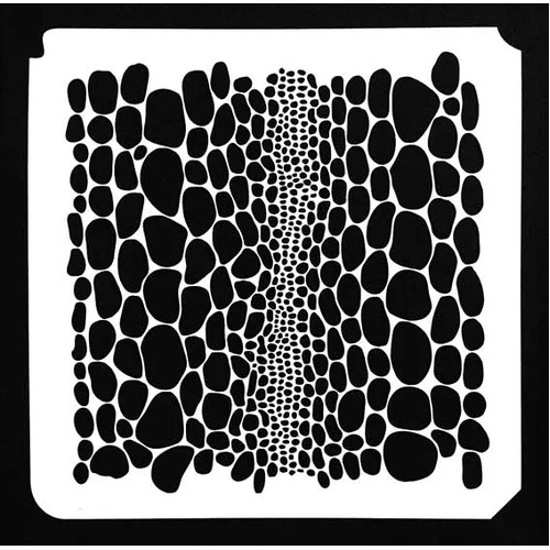 Crocodile Skin Stencil