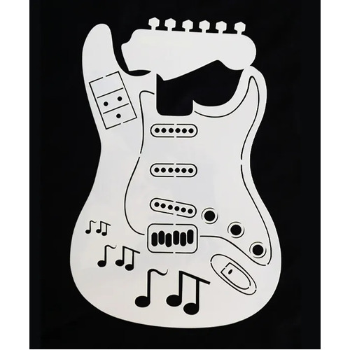 Guitar stencil