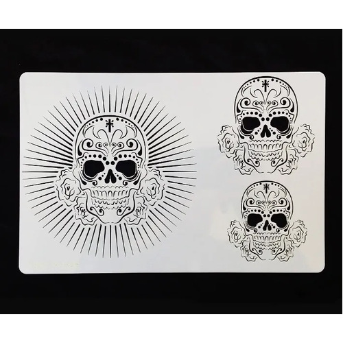 Day Of The Dead Stencil No 2