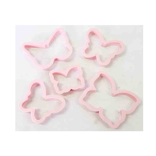 BUTTERFLY COOKIE CUTTER - 5 PIECE SET