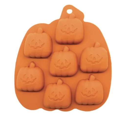 Halloween Pumpkin 7 cavity Silicone Mould