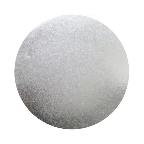 6mm Masonite Silver Round 10 Inch Cake Board