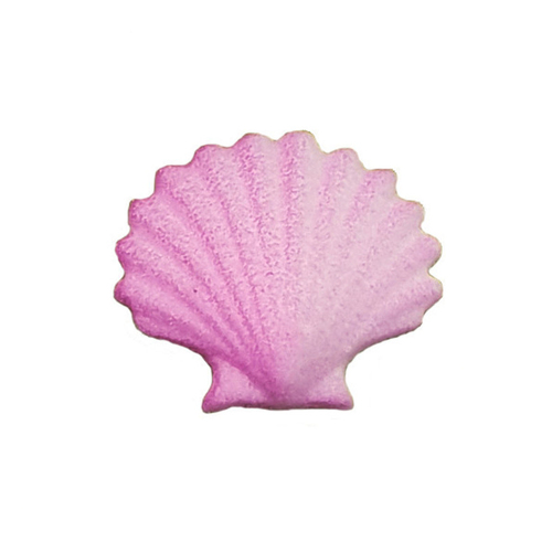 Pink Shell Edible Sugar Decoration 3cm