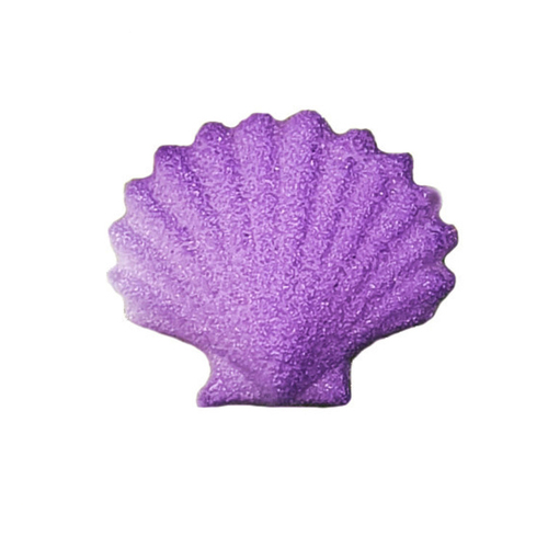 Purple Shell Edible Sugar Decoration 3cm