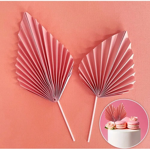 Baby Pink Deco Fan Topper 2pc Set