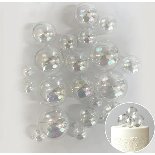 Opaque Foam Ball Topper 20pc Set