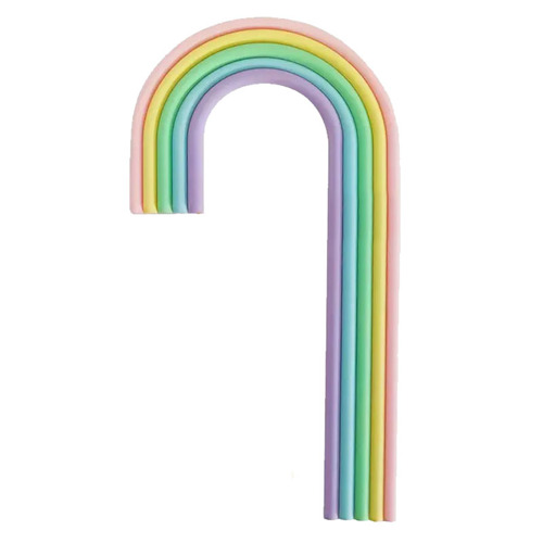 Pastel Rainbow Cake Topper