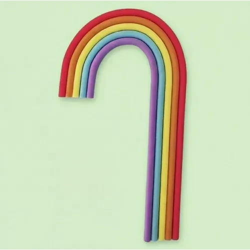 Tall Rainbow Cake Topper Rainbow Bright