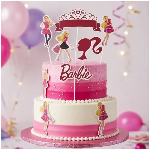 Barbie Cake Topper Set