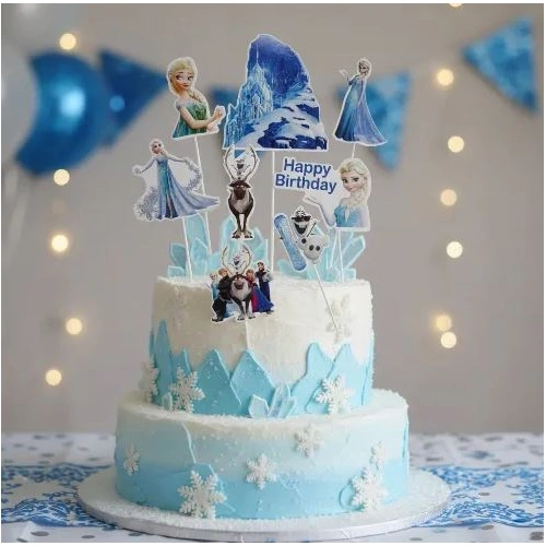 Frozen Cake Topper Set 8 Piece 