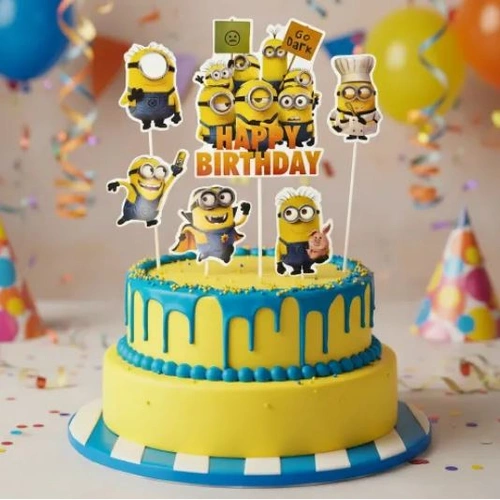 Minion Cake Topper Set
