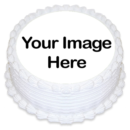 Custom Edible Cake Image - Round