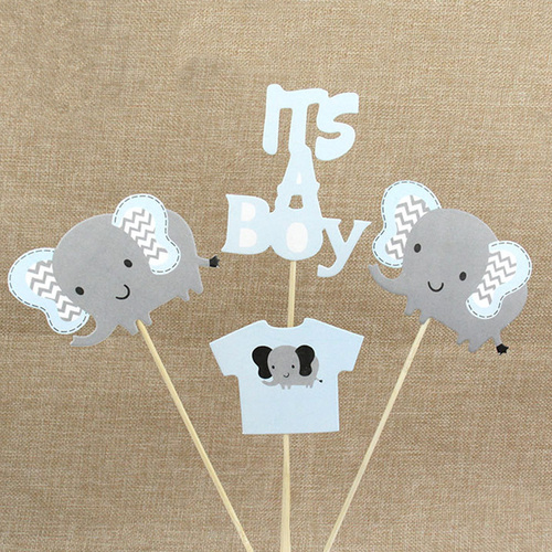 Its a Boy Elephant Cake Topper