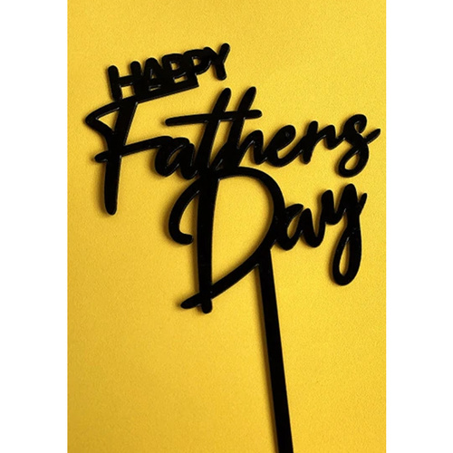 Happy Fathers Day Topper 16cm