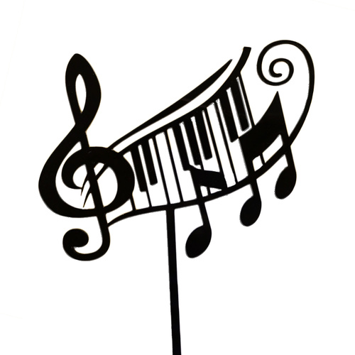Acrylic Music Cake Topper