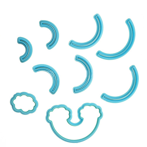 Rainbow Fondant Cutter Set