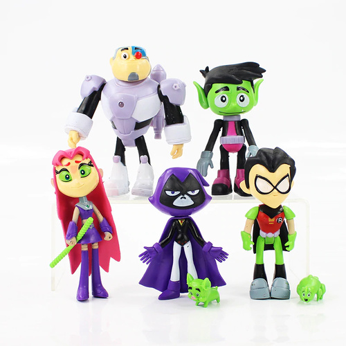 Teen Titans  Toy Decoration Set 7pcs