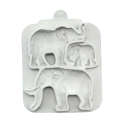 Large Elephants Silicone Mould