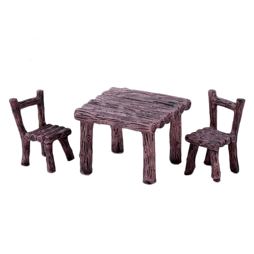 Mini Table and Chairs Decoration set 3pcs